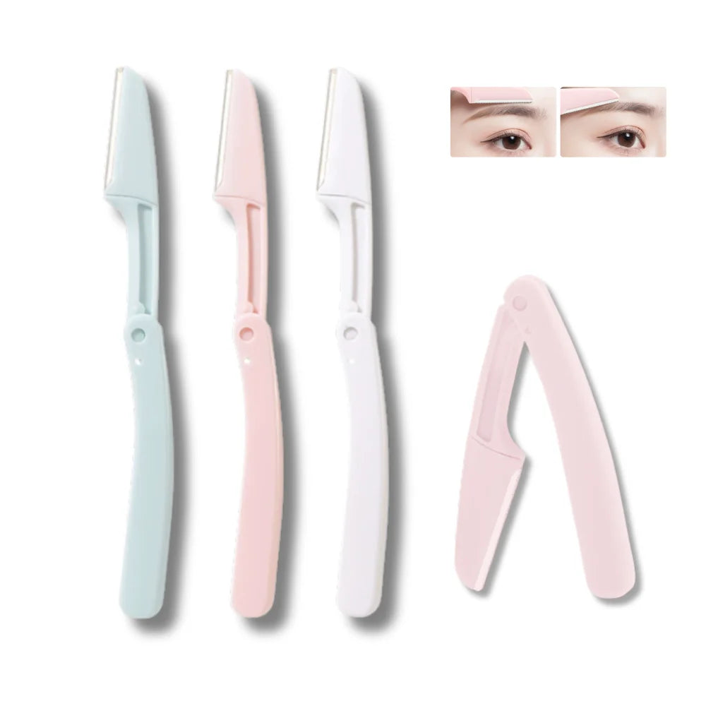 Portable Eyebrow & Face Trimmer – Precision Hair Removal Razor