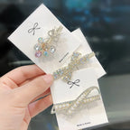 5PCS Elegant Metal & Pearl Hair Clip Set – BB, Bangs, Chopped Hair Clips for Girls & Women