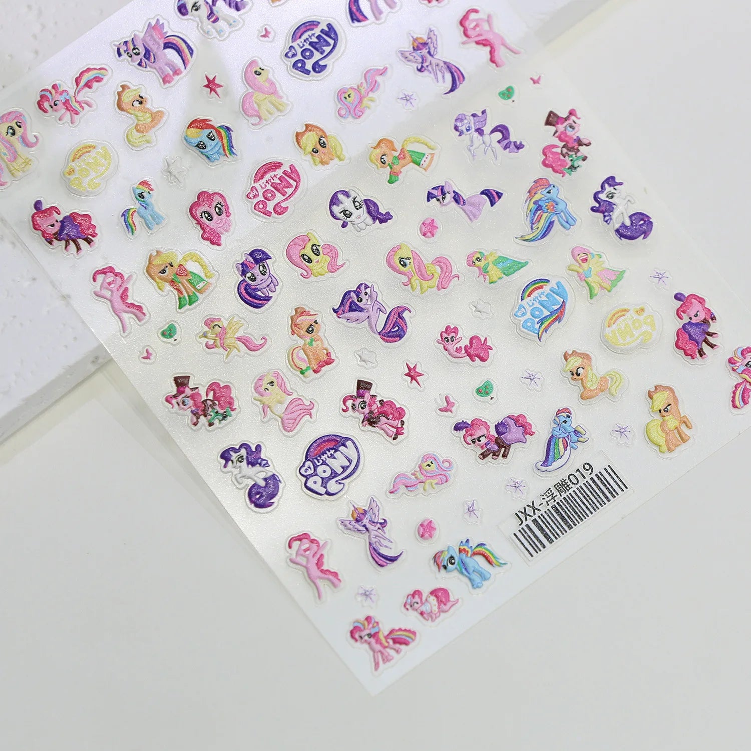 My Little Pony Nail Stickers – Anime Unicorn DIY Nail Decals