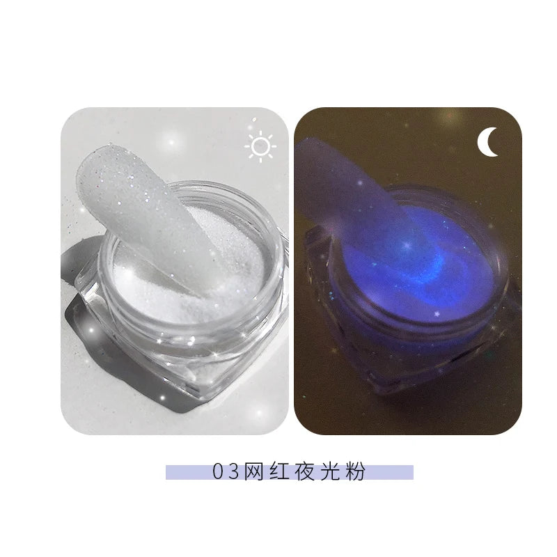 Gold Nail Mirror Glitter Powder – 50 Colors Metallic Chrome Dust Pigment for Gel Polish & Mirror Effect Manicure