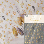 Sunflower & Autumn Harvest Nail Art Stickers