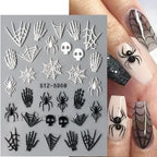 5D Crustacean & Insect Nail Art Stickers – Embossed Self-Adhesive Decals