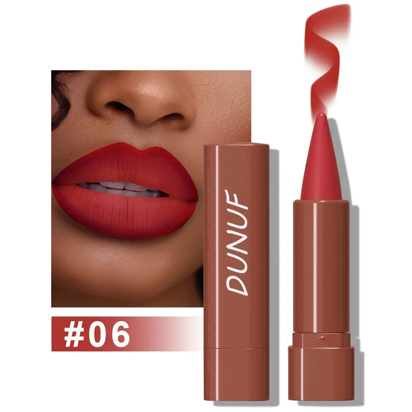 Matte Nude & Red Lip Liner Pencil – 9 Colors, Velvet Contour & Gradient Lipliner