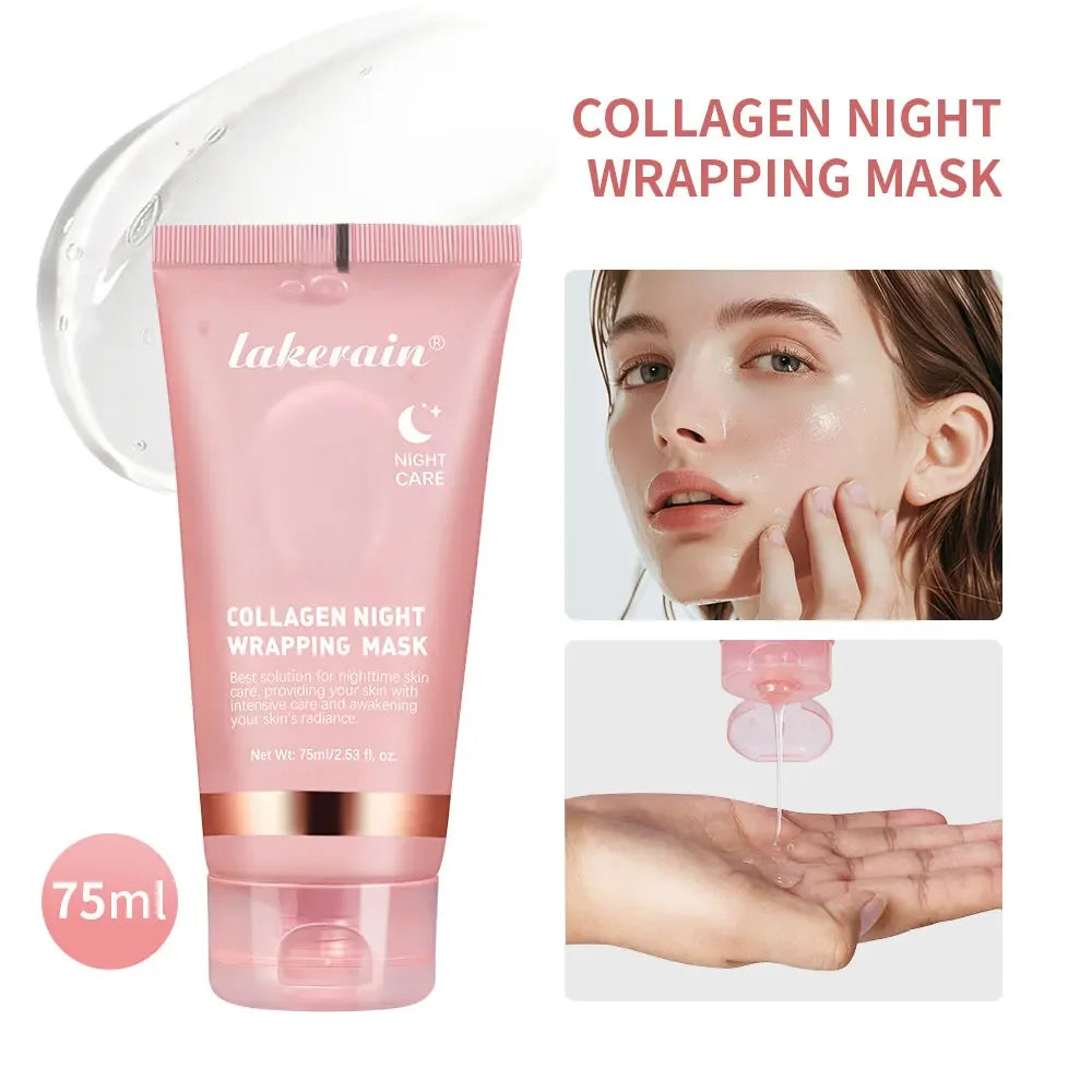 Collagen Peel-Off Mask – Deep Repair Korean Bio Face Mask for Overnight Skin Rejuvenations