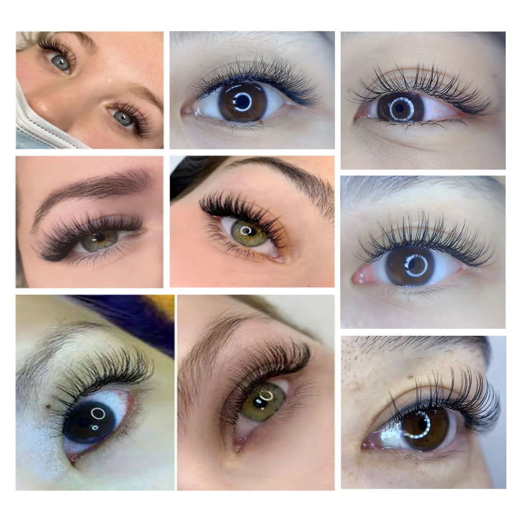 NAGARAKU Premium Individual Eyelashes – Black Matte, Natural & Soft