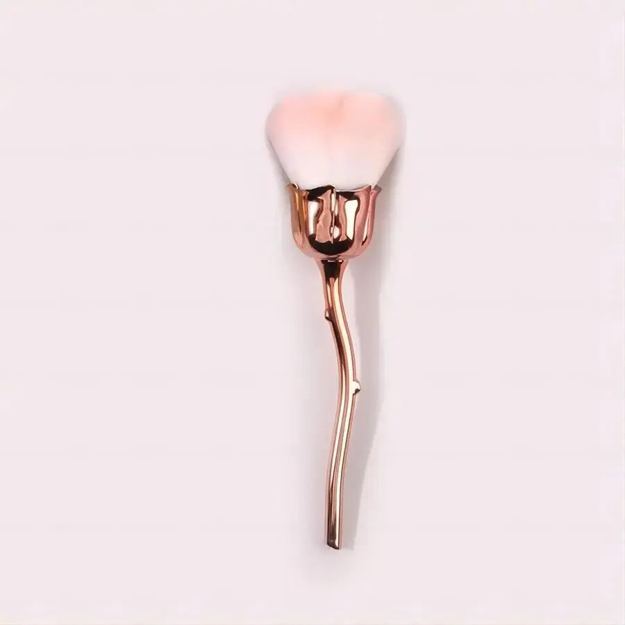 Black Rose Shaped Loose Powder Makeup Brush – Face & Nail Art Tool