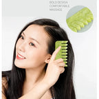 Natural Jade Comb Gua Sha Scraping Massage Tool