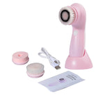 Electric Facial Cleansing Brush – Waterproof Exfoliating Spin Scrubber for Deep Cleaning & Blackhead Removal