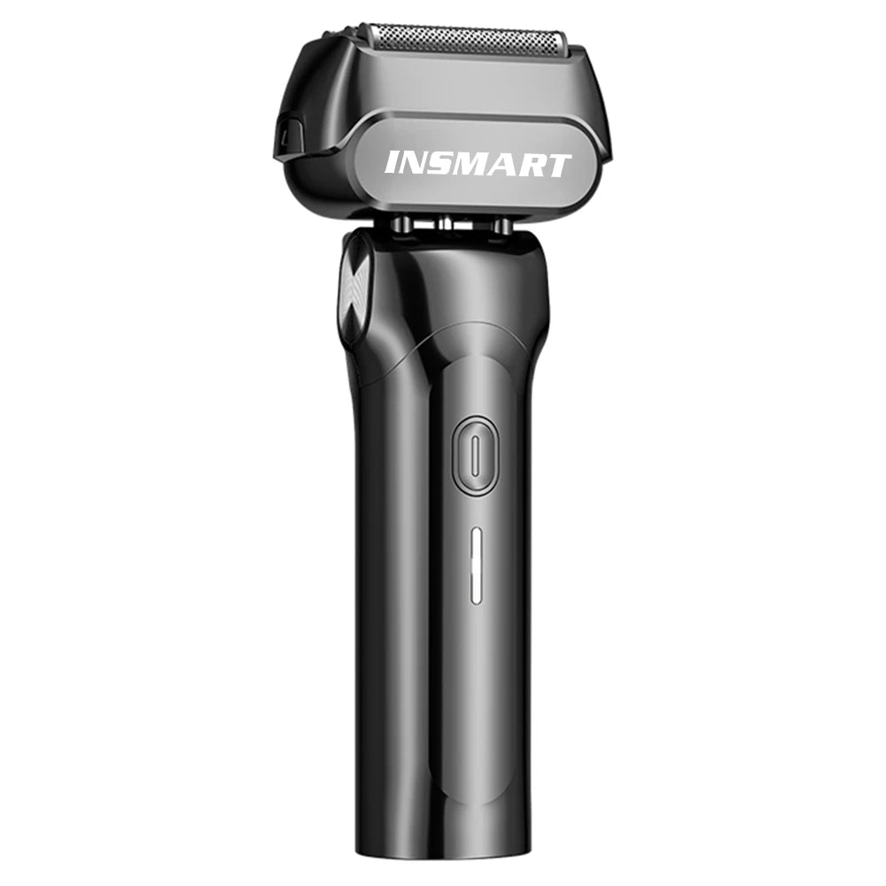 Electric Foil Razor for Men – 4-Blade High-Speed Shaver with 7000 RPM Motor & LED Power Display