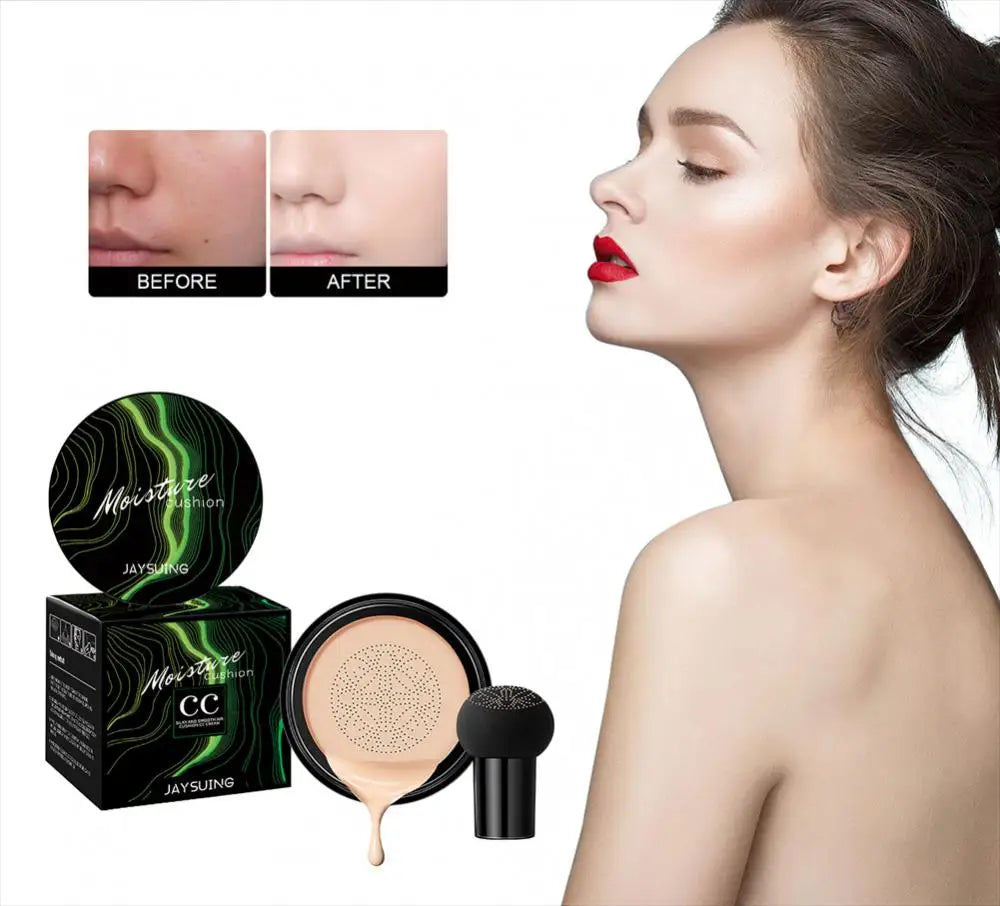 Mushroom Head Air Cushion CC Cream – Foundation, Concealer & Oil-Control Makeup
