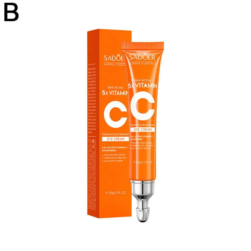 5x Vitamin C Skincare Set – Cleanser, Lotion, Eye Cream & Serum for Brightening & Even Skin Tone