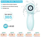 Electric Facial Cleansing Brush – Waterproof Exfoliating Spin Scrubber for Deep Cleaning & Blackhead Removal