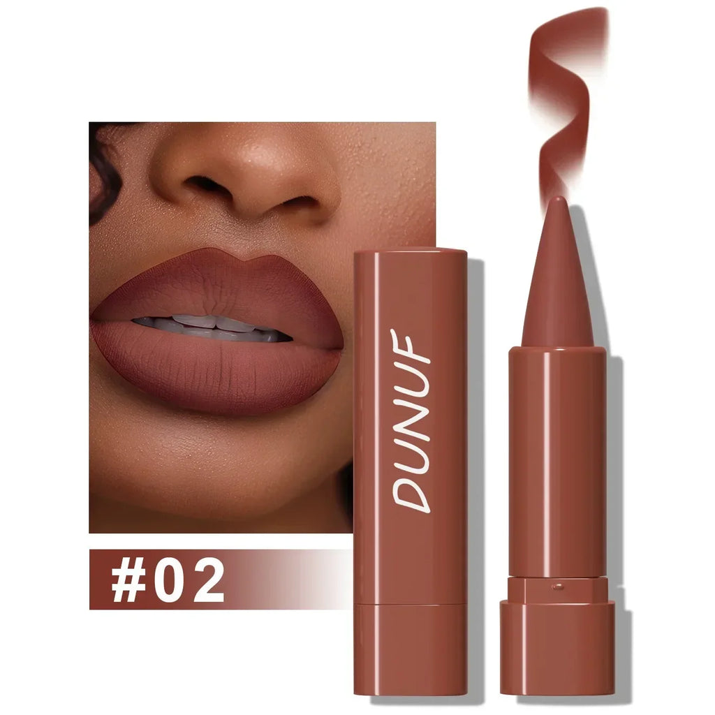 Matte Nude & Red Lip Liner Pencil – 9 Colors, Velvet Contour & Gradient Lipliner