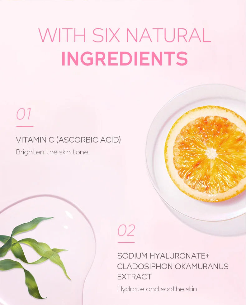 Vitamin C Facial Cleanser – Deep Cleansing, Moisturizing, Blackhead Removal Skincare Foam