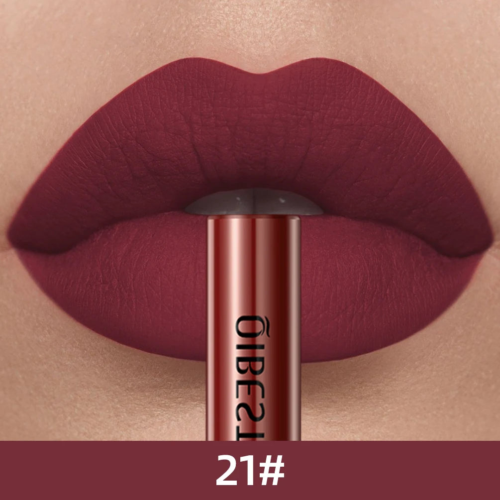 24 Colors Matte Liquid Lipstick Set – Long-Lasting, Waterproof, Non-Stick Velvet Lip Gloss