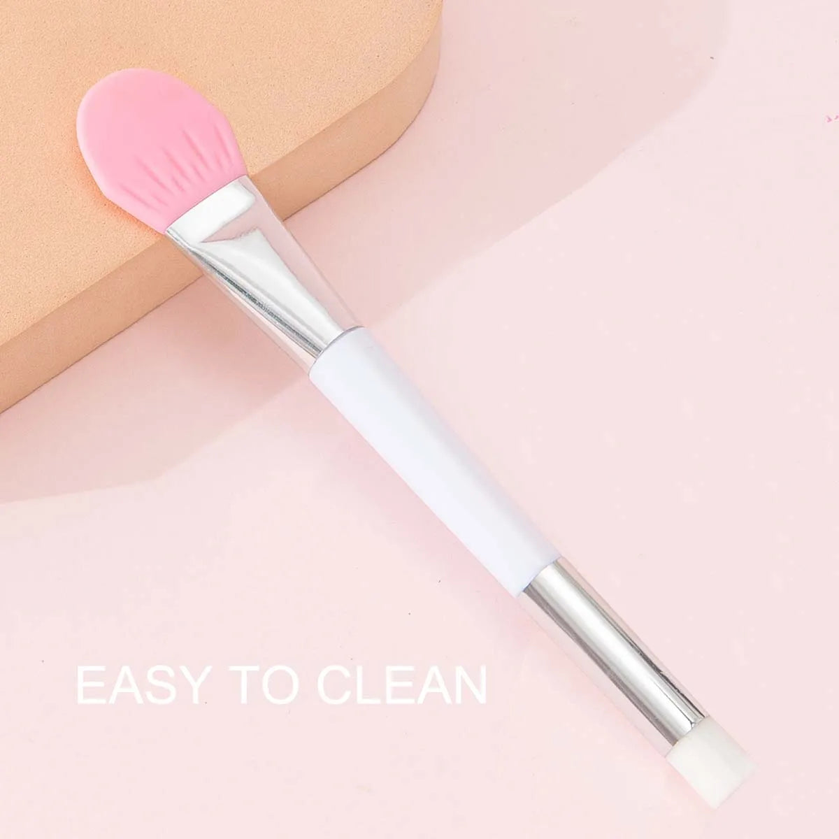 Double-Ended Silicone & Bristle Face Mask Brush