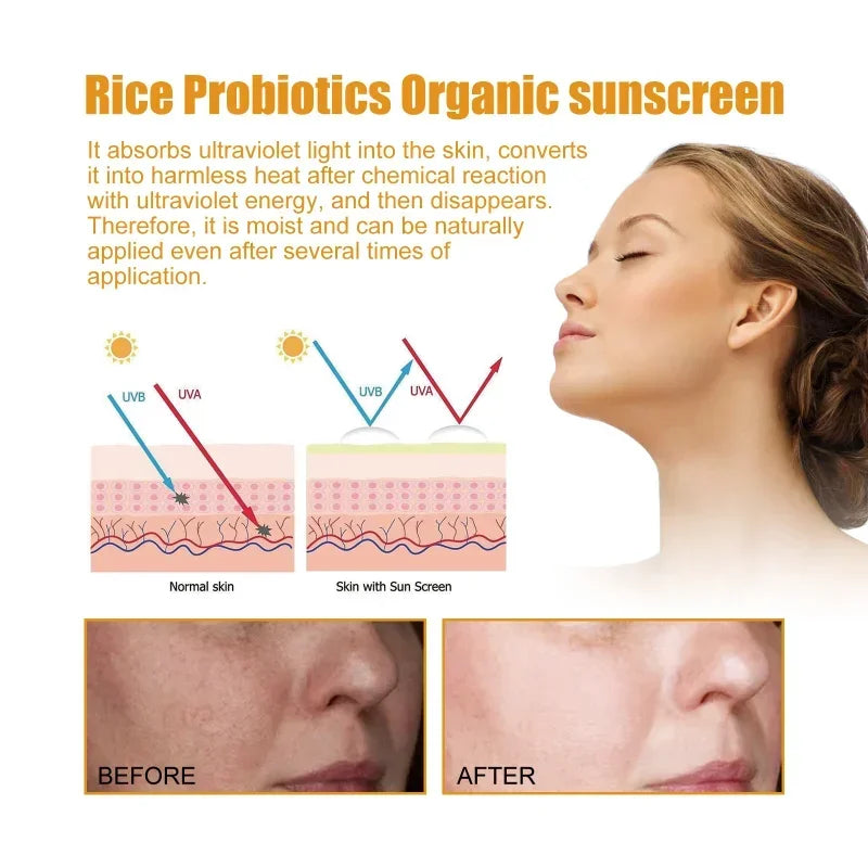 Organic Summer Sunscreen SPF 50 – Face & Body UV Protection Sunblock