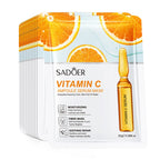 10pcs 24K Gold Vitamin C Hydrating Face Masks