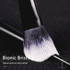 KVD 25 Blush Brush – Soft Fiber, Elegant Black Handle, Professional Makeup Brush