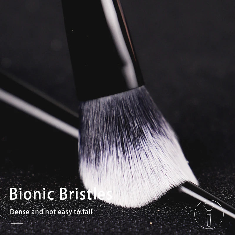KVD 25 Blush Brush – Soft Fiber, Elegant Black Handle, Professional Makeup Brush