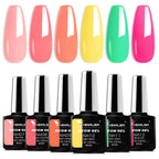 Neon Gel Nail Polish 7.5ml – UV/LED Soak Off Summer Colors