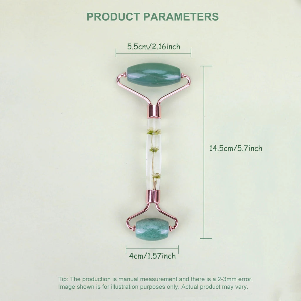 Natural Jade Face Roller Massager – Beauty & Relaxation Tool