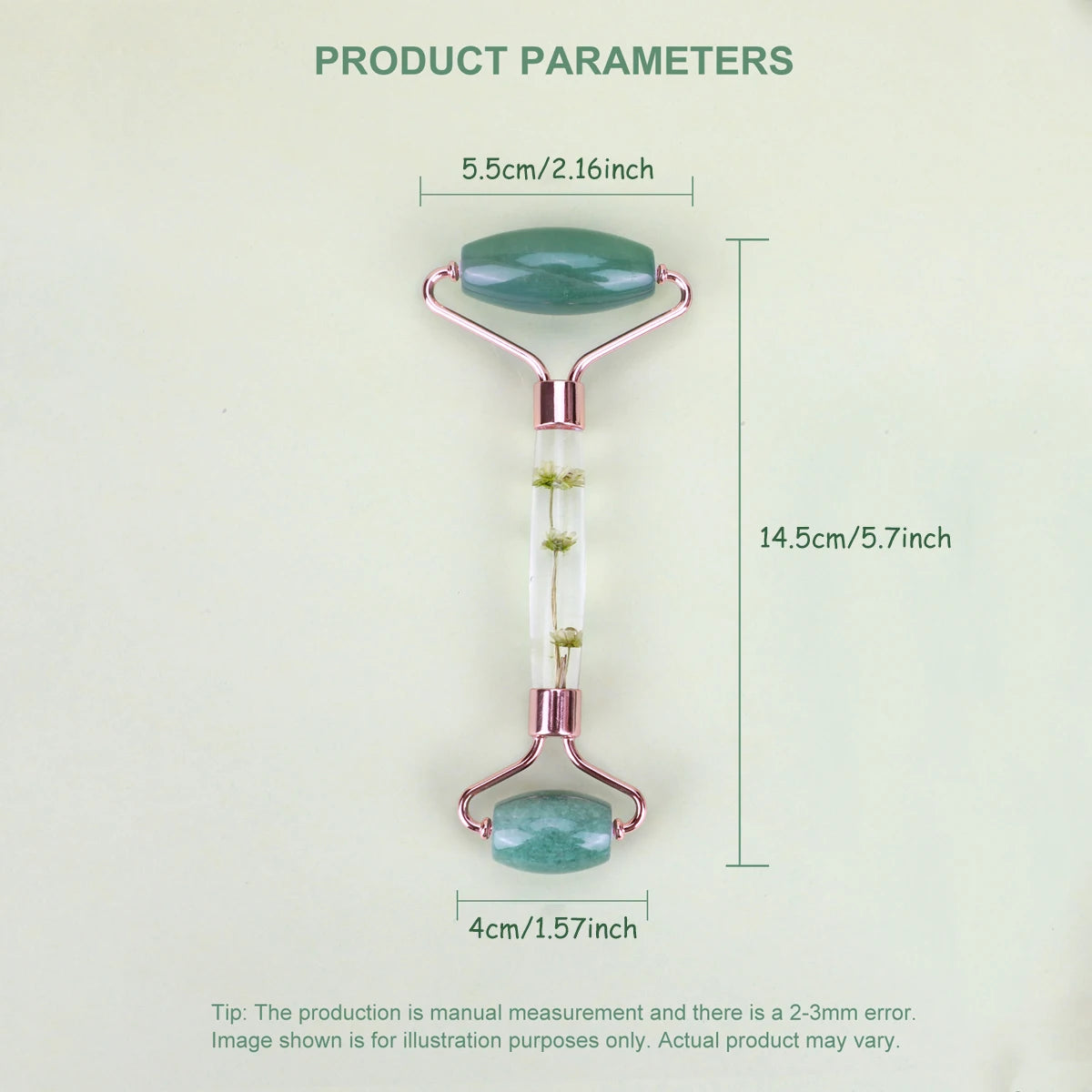 Natural Jade Face Roller Massager – Beauty & Relaxation Tool