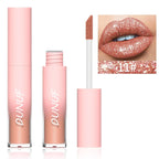 Diamond Glitter Liquid Lip Gloss – Long-Lasting, Waterproof, Non-Stick, Metallic Shine