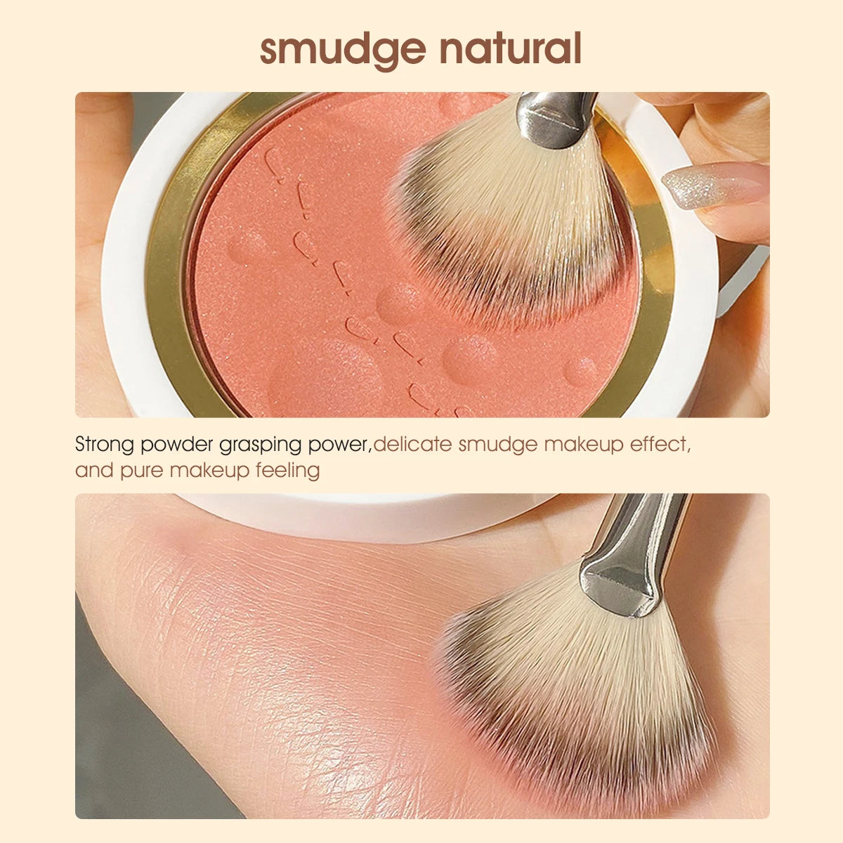 IMAGIC Highlighting Blush Brush – Soft, Professional, Multifunction Makeup Tool