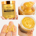 24K Gold Collagen Face Mask – Hydrating & Moisturizing Facial Mask, Skin Brightening Beauty Treatment