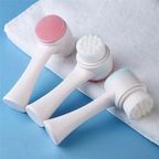 AA20-3D Double-Sided Facial Cleansing Brush – Soft Bristles & Manual Massage