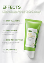 Vitamin C Facial Cleanser – Deep Cleansing, Moisturizing, Blackhead Removal Skincare Foam