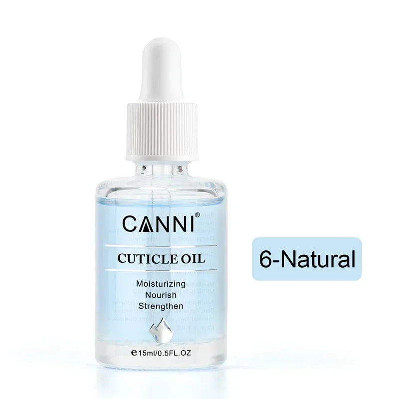 15ml Cuticle Oil Softener – 6 Flavors Natural Nail Nourish & Moisturize Care for Manicure