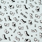 Kawaii Capybara & Spotted Puppy Nail Art Stickers – DIY Manicure Decals