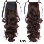 18" Curly Clip-In Ponytail Hair Extension – Heat-Resistant Synthetic