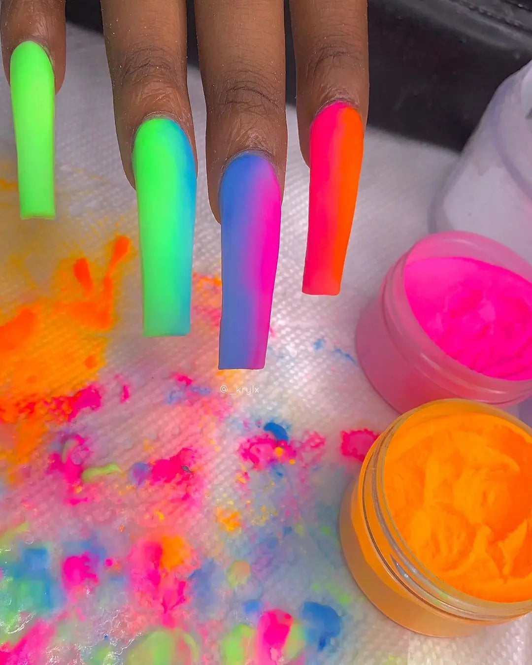 Pastel Colours Acrylic Powder Collection – 1oz (28g) Dip Powder Pots, 40 Color Acrylic Nail Set