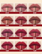 24 Colors Matte Liquid Lipstick Set – Long-Lasting, Waterproof, Non-Stick Velvet Lip Gloss