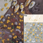 Sunflower & Autumn Harvest Nail Art Stickers