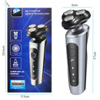 9D Electric Razor for Men – USB Rechargeable Full-Body Shaver & Beard Trimmer with Floating Head Technology