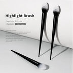 Makeup Brush 04 – Soft Highlight Brush with Black Handle