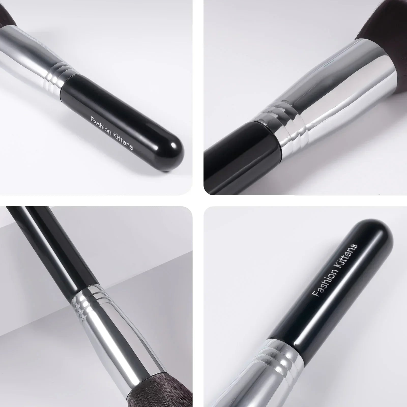 Professional Black Powder & Makeup Brush – Foundation, Blush, Bronzer