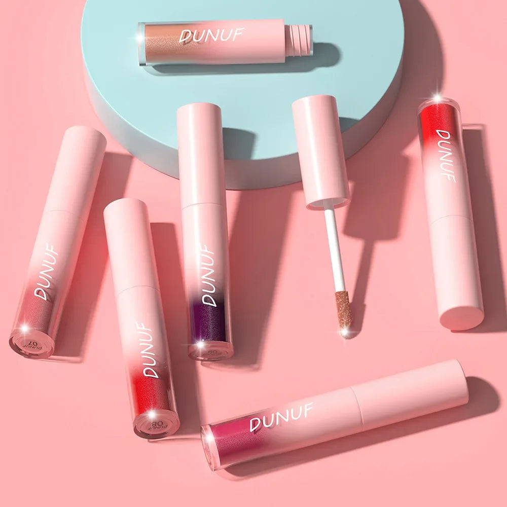 Diamond Glitter Liquid Lip Gloss – Long-Lasting, Waterproof, Non-Stick, Metallic Shine