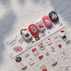 Sanrio Hello Kitty Nail Stickers – Kawaii Rainbow Cartoon Decals
