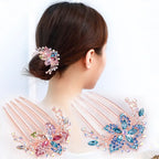 Elegant Bridal Rhinestone Hair Comb – Wedding Hair Clip & Tiara Barrette for Brides
