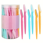 30pcs Eyebrow Razors for Women – Multipurpose Facial Razors & Dermaplaning Tools with Precision Safety Covers