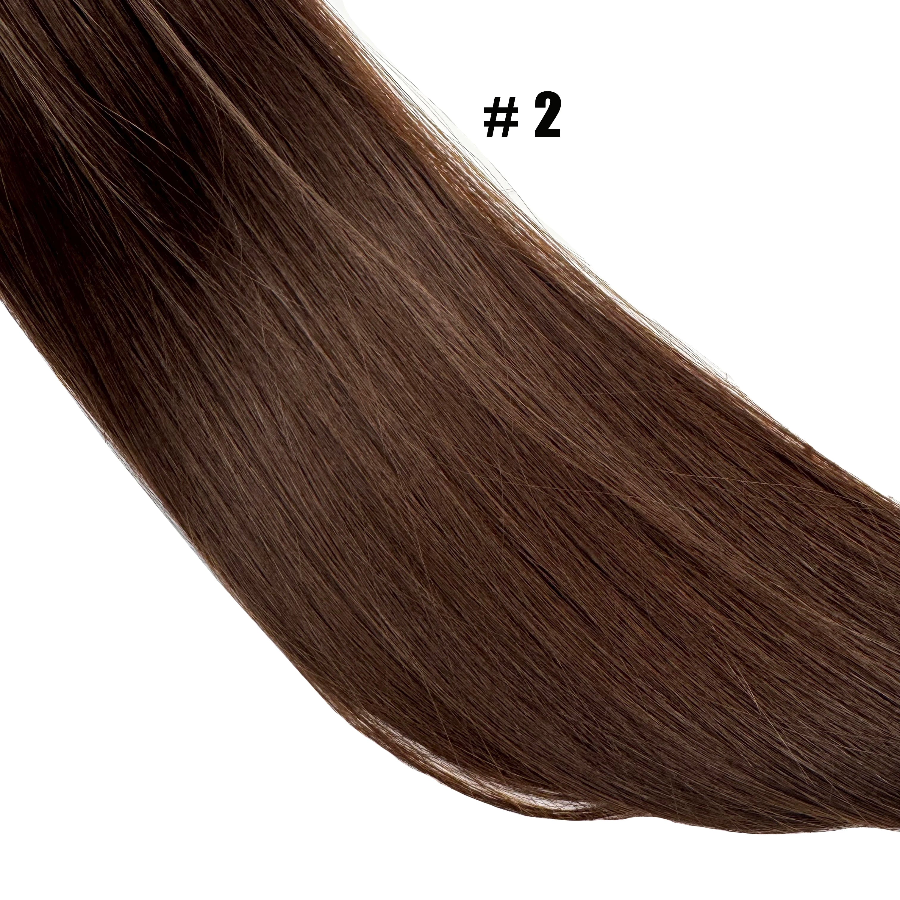 Korean Cotton Thread Tip Hair Extensions – 100% Human Hair, Double Drawn
