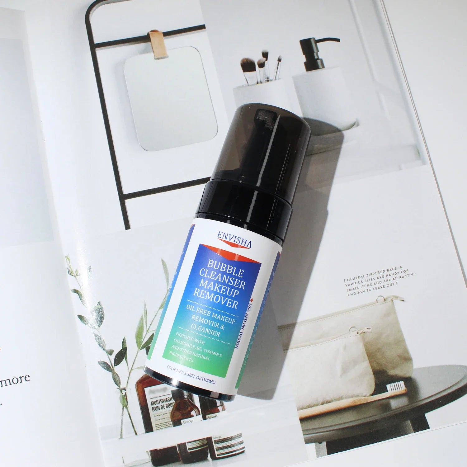Beauty Exfoliating Foaming Facial Cleanser & Makeup Remover
