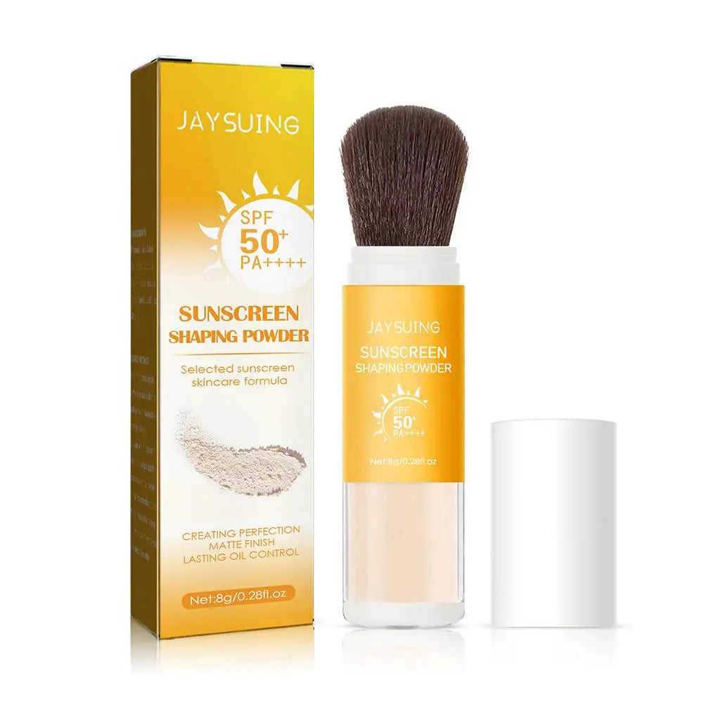 SPF 50+ Translucent Sunscreen Setting Powder – Oil Control with Puff