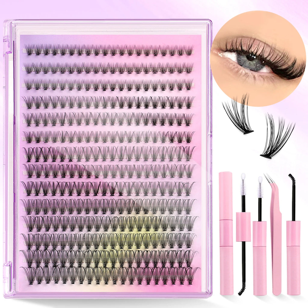 DIY Lash Clusters Kit with Bond, Seal & Remover