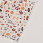 Autumn Maple & Ginkgo 5D Nail Art Stickers – Pumpkins, Ladybugs & Mushrooms